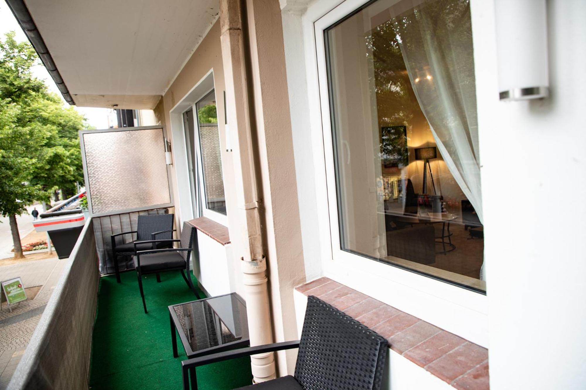 Me Living Bad Pyrmont Innenstadt 10 Meter Balkon 外观 照片